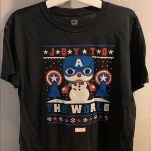 Kid’s Funko Captain America Christmas T-Shirt
